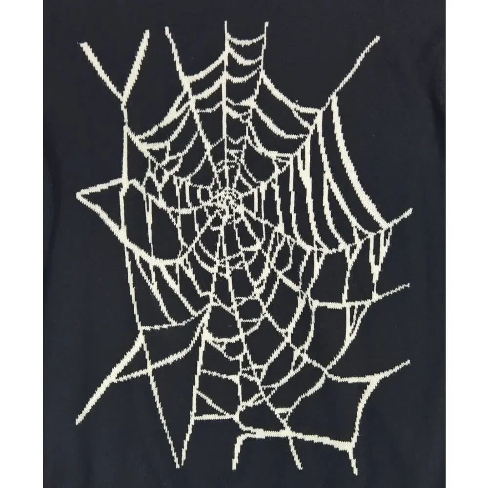 Straight to Hell | Spider Web Knit Sweater